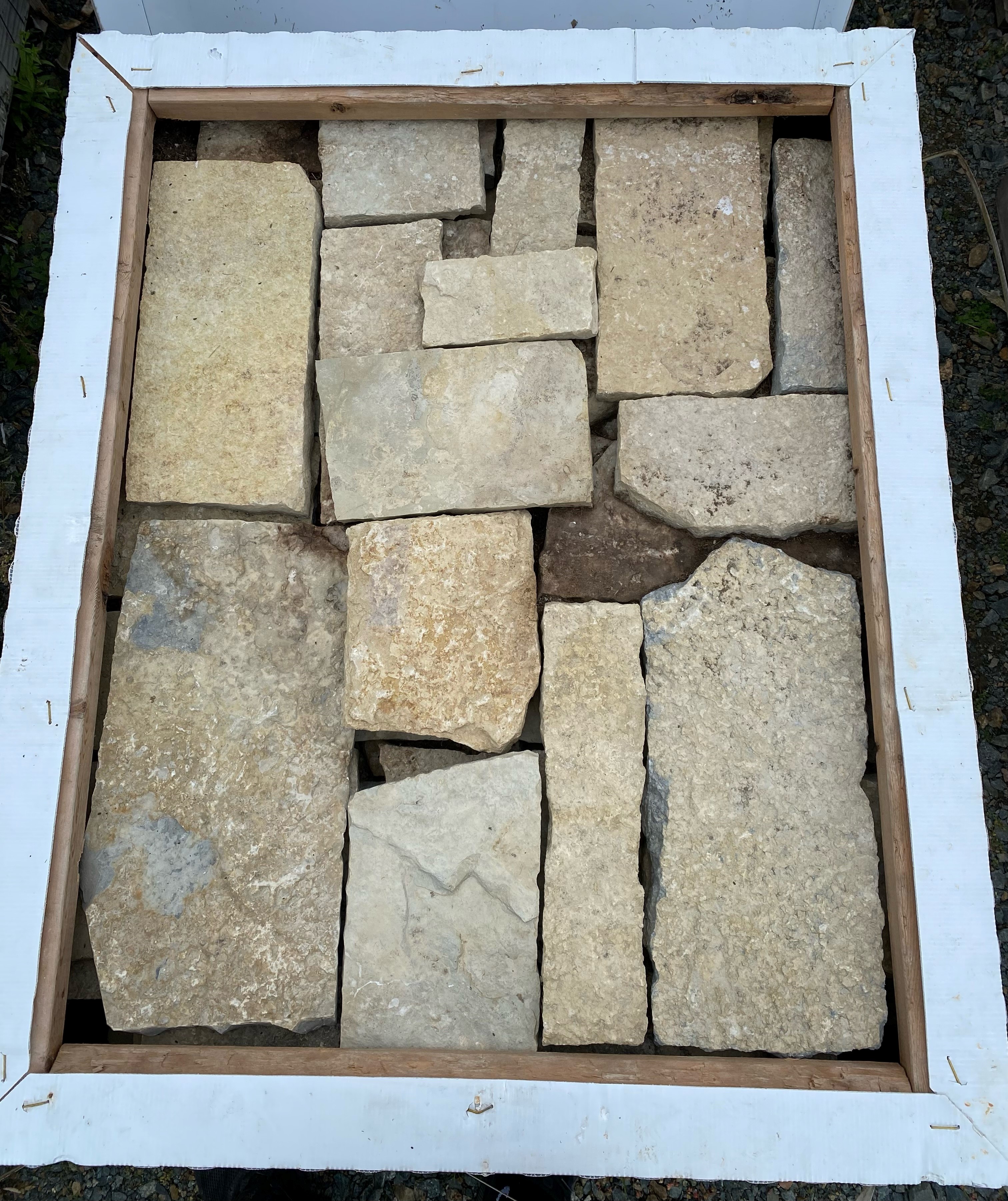Cut stone samples